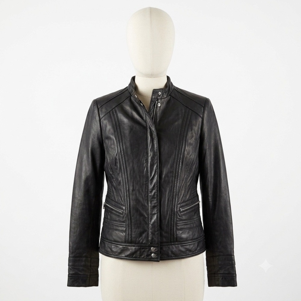 Wilsons Leather Black Women's Leather Jacket
